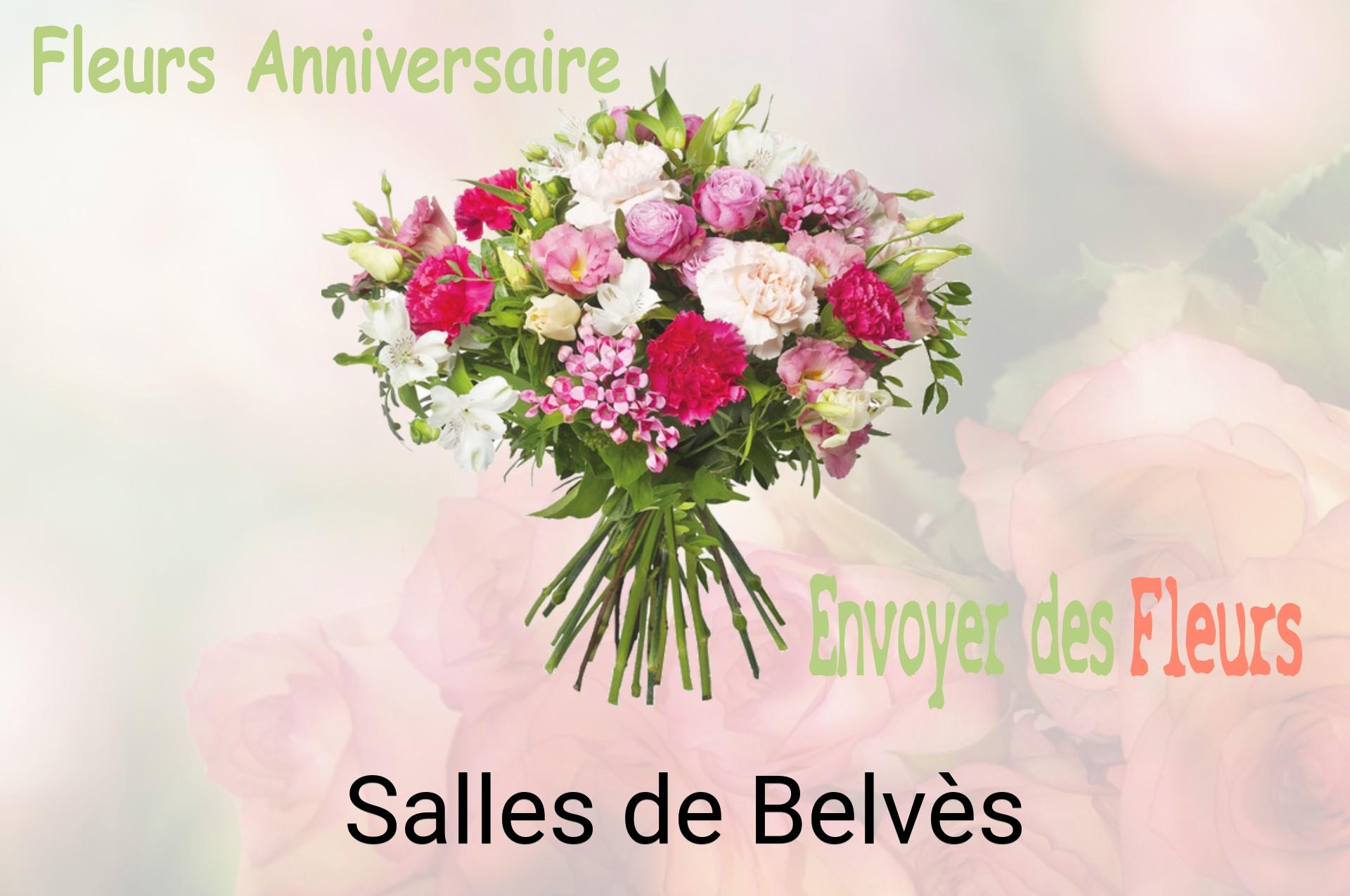 Bouquet de fleurs d’anniversaire livré à Salles-de-Belvès