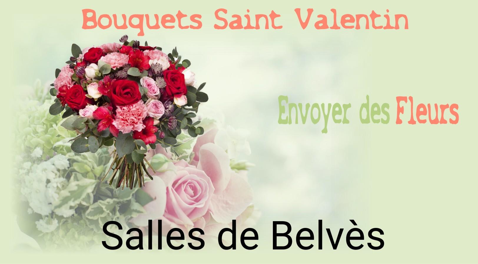 Roses de Saint-Valentin livrées à Salles-de-Belvès